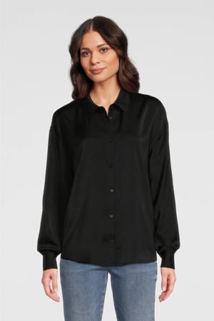 blouse MSCHSandeline Maluca zwart