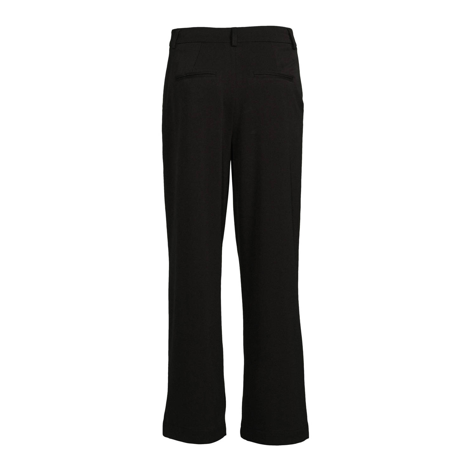 MSCH Copenhagen high waist wide leg pantalon MSCHHenrika zwart