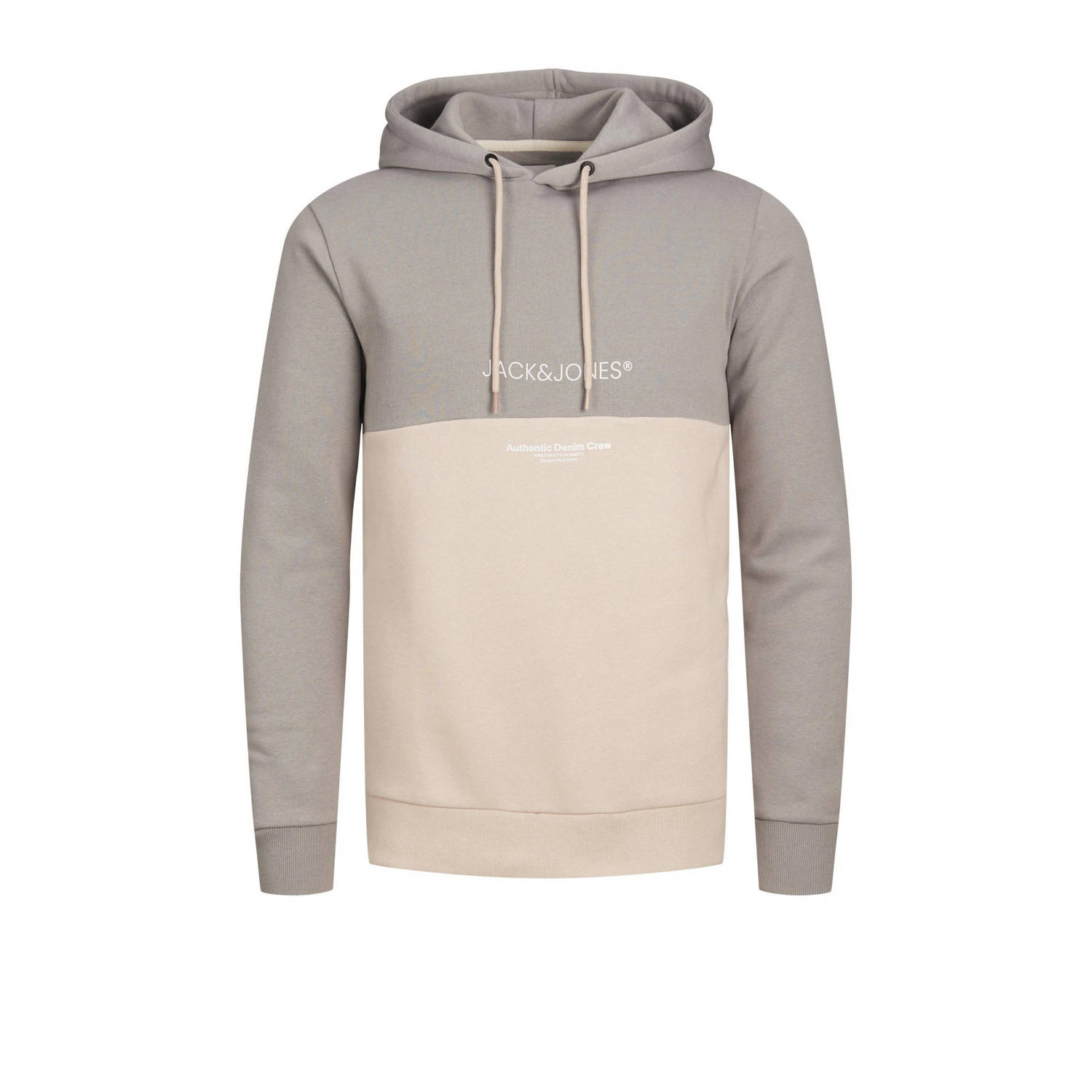 JACK & JONES ESSENTIALS hoodie JJERYDER ultimate grey