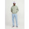 JACK & JONES ESSENTIALS gemêleerde hoodie JJEBRADLEY desert sage
