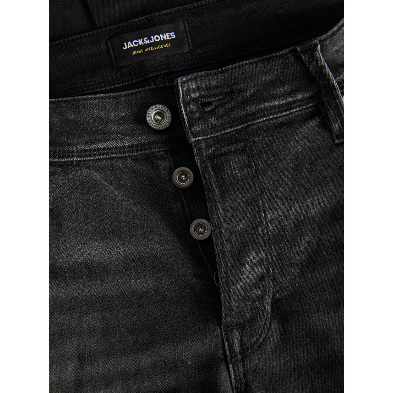 JACK & JONES JEANS INTELLIGENCE slim fit jeans JJIGLENN cb 343 black denim