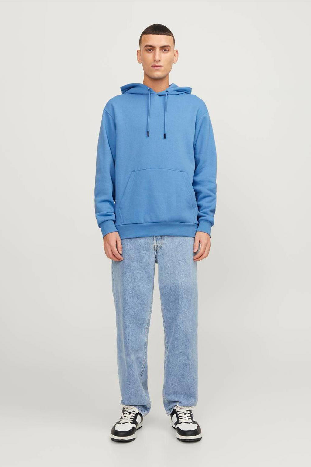 JACK & JONES ESSENTIALS gemêleerde hoodie JJEBRADLEY pacific coast