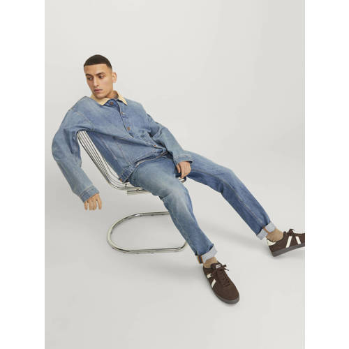 JACK & JONES JEANS INTELLIGENCE regular fit jeans JJICLARK blue denim afbeelding