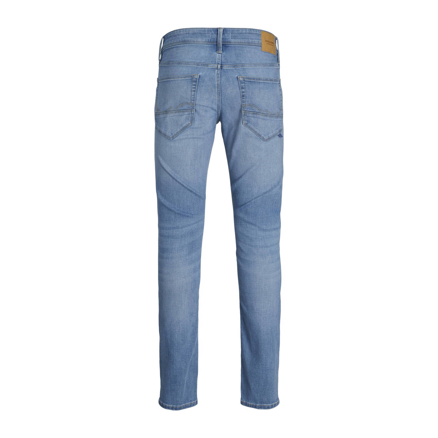 JACK & JONES JEANS INTELLIGENCE slim fit jeans JJIGLENN JJ FOX blue denim