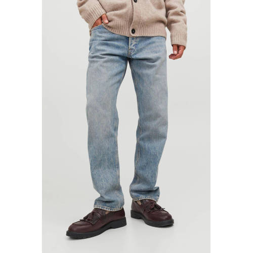 JACK & JONES JEANS INTELLIGENCE relaxed fit jeans JJICHRIS JJORIGINAL blue denim afbeelding