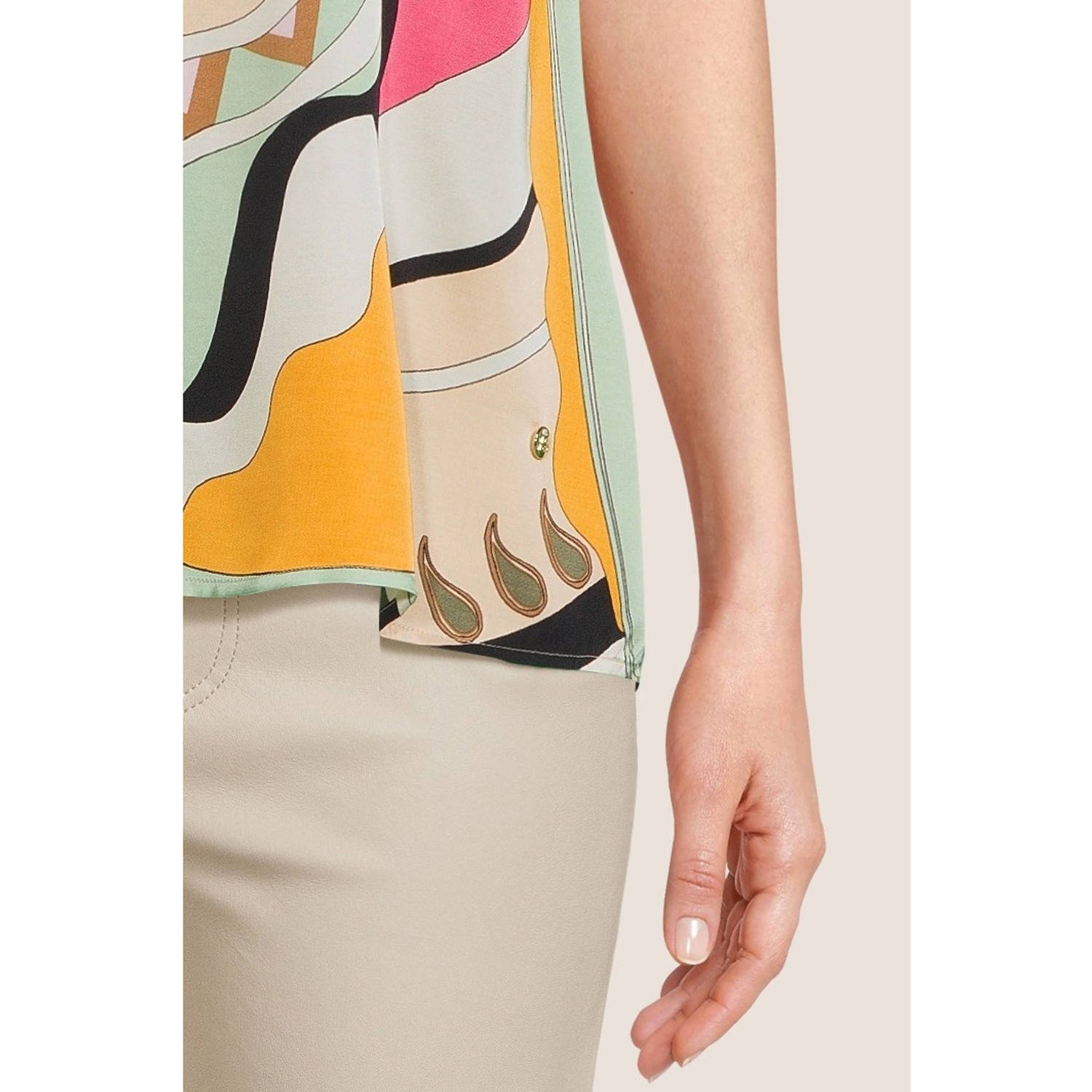 Mos Mosh blousetop met all over print multi