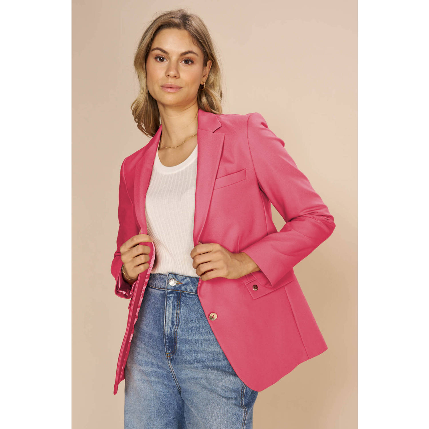 Mos Mosh oversized blazer Mary Night roze