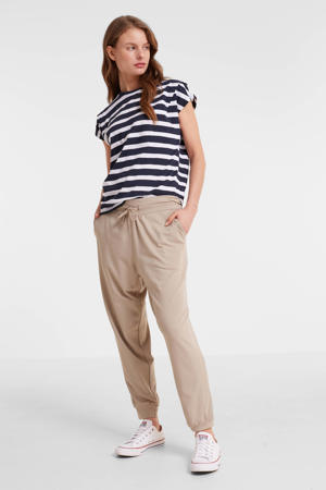 harem jogger beige