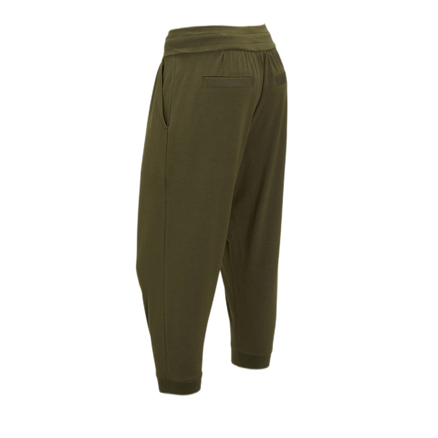 anytime harem capri jogger khaki