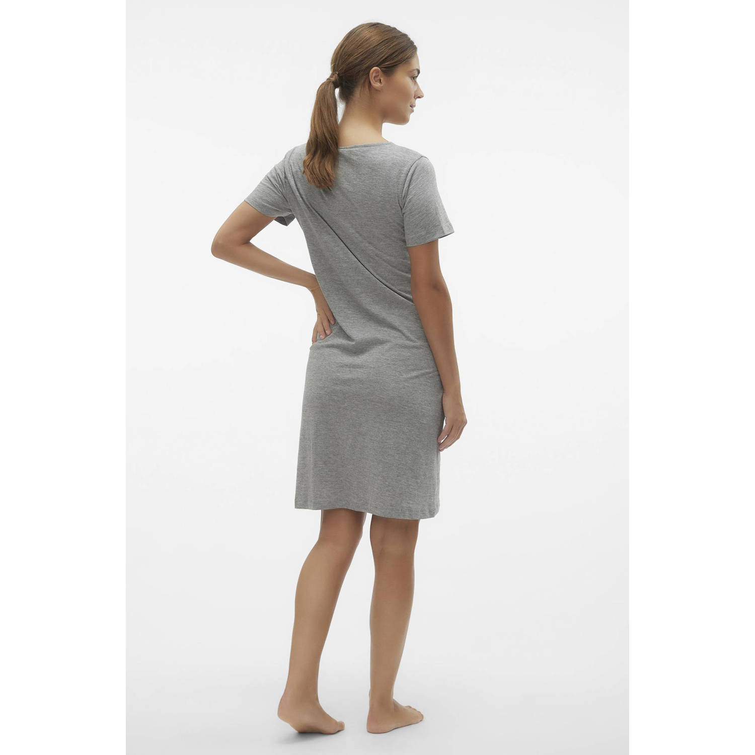 MAMALICIOUS zwangerschapsnachthemd MLMIRA grijs