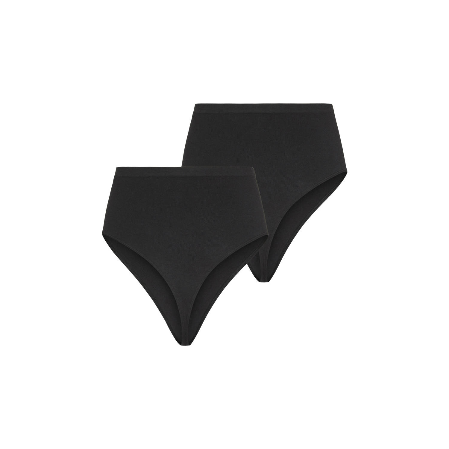 MAMALICIOUS zwangerschapsstring MLHEAL (set van 2) zwart