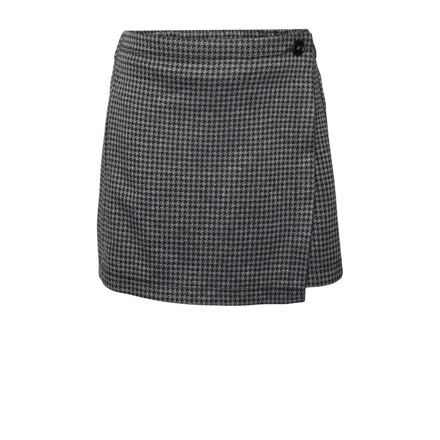 VERO MODA GIRL geruite skort VMLIVA zwart Rok Meisjes Polyester Ruit 116