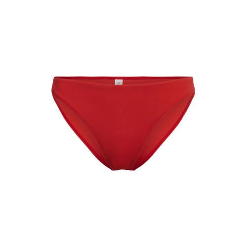 ESPRIT Women Beach bikinibroekje met ribstructuur rood