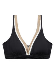 thumbnail: ESPRIT Women Beach voorgevormde beugel bikinitop zwart/beige/wit
