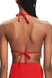 thumbnail: ESPRIT Women Beach voorgevormde triangel bikinitop met ribstructuur rood