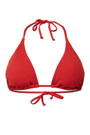 thumbnail: ESPRIT Women Beach voorgevormde triangel bikinitop met ribstructuur rood