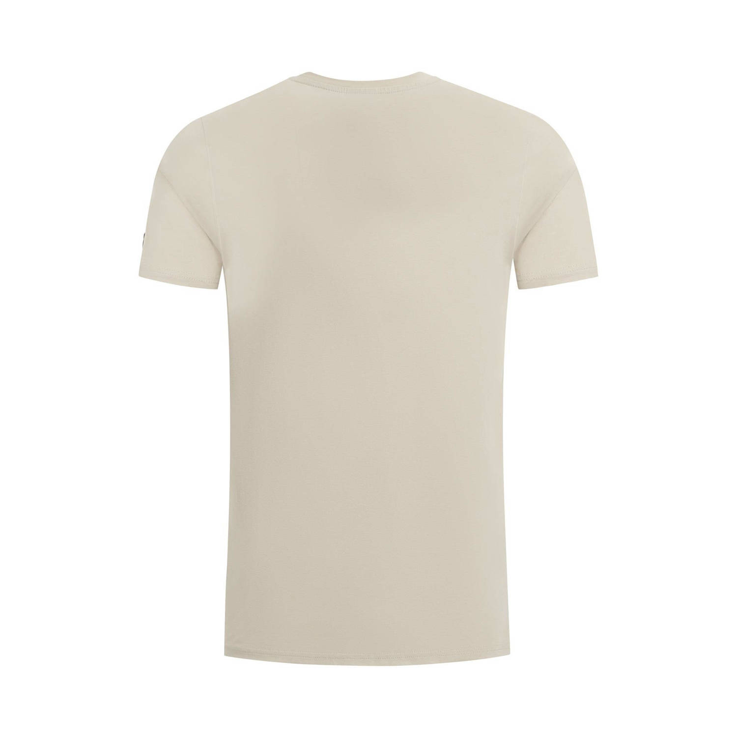 Ballin T-shirt met printopdruk sand