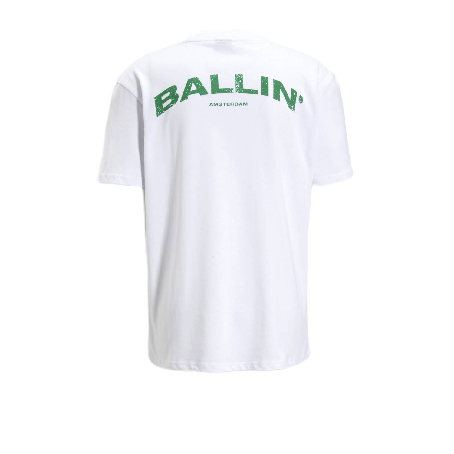 Ballin T-shirt met backprint white