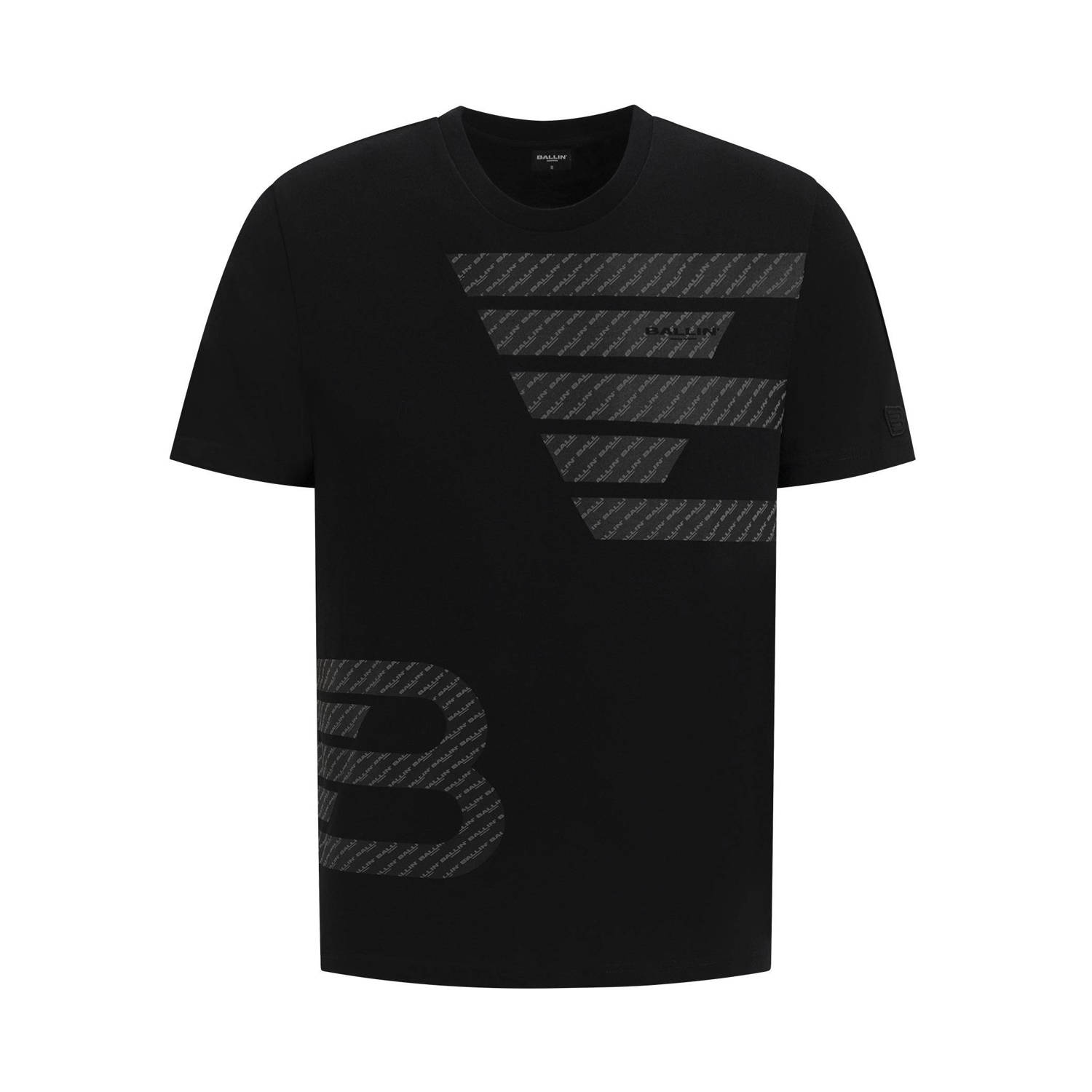 Ballin T-shirt met printopdruk black