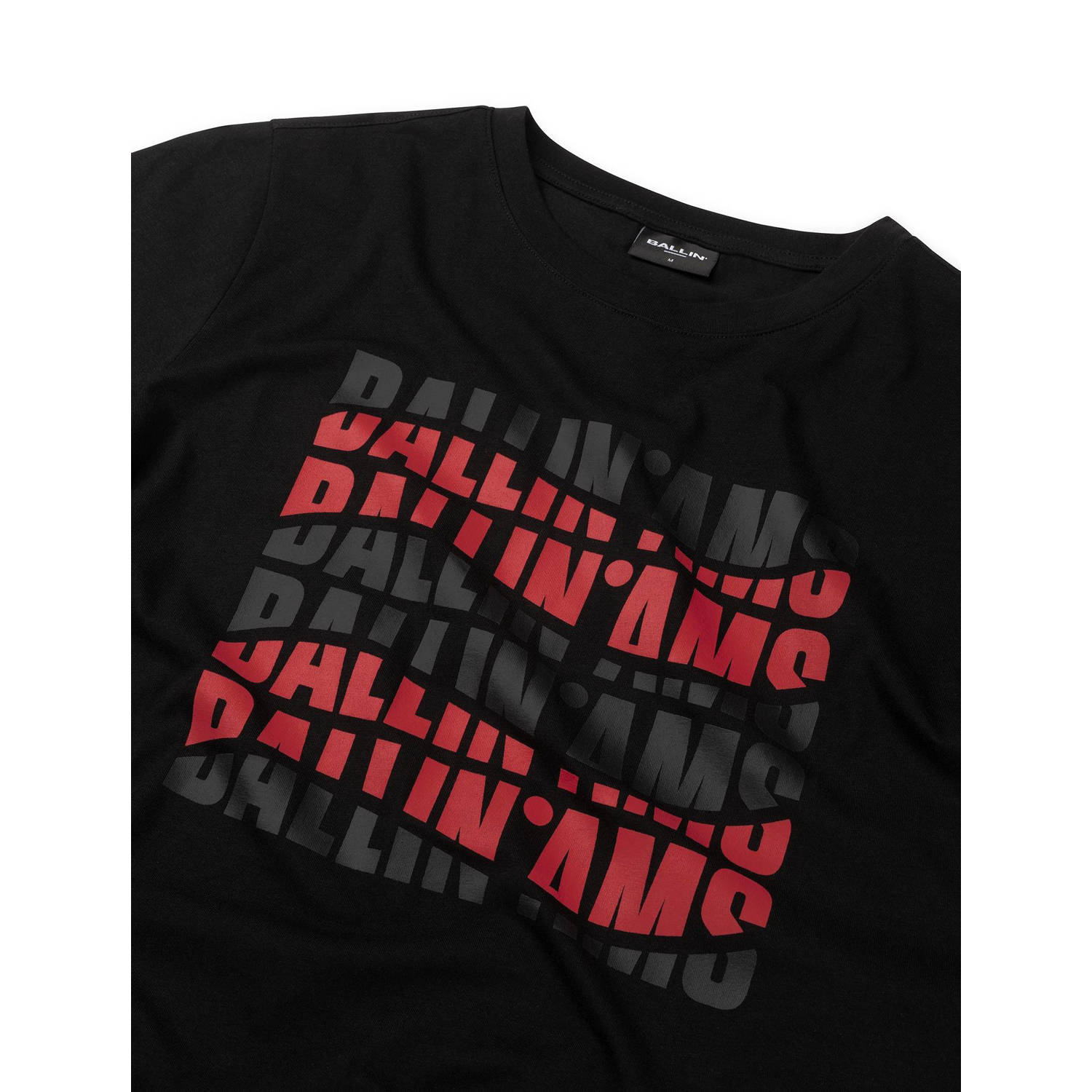 Ballin T-shirt met printopdruk zwart