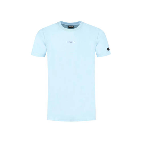 Ballin T-shirt met backprint lt blue