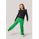 Shoeby ribgebreide  top met ruches zwart