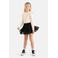 Shoeby ribgebreide  top met ruches ecru