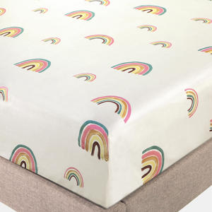 katoenen kinderhoeslaken Little Rainbow