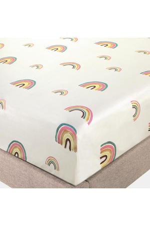 katoenen hoeslaken Little Rainbow