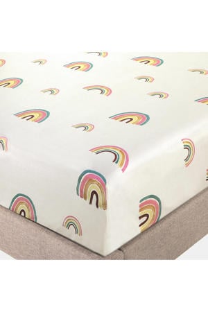 katoenen hoeslaken ledikant Little Rainbow