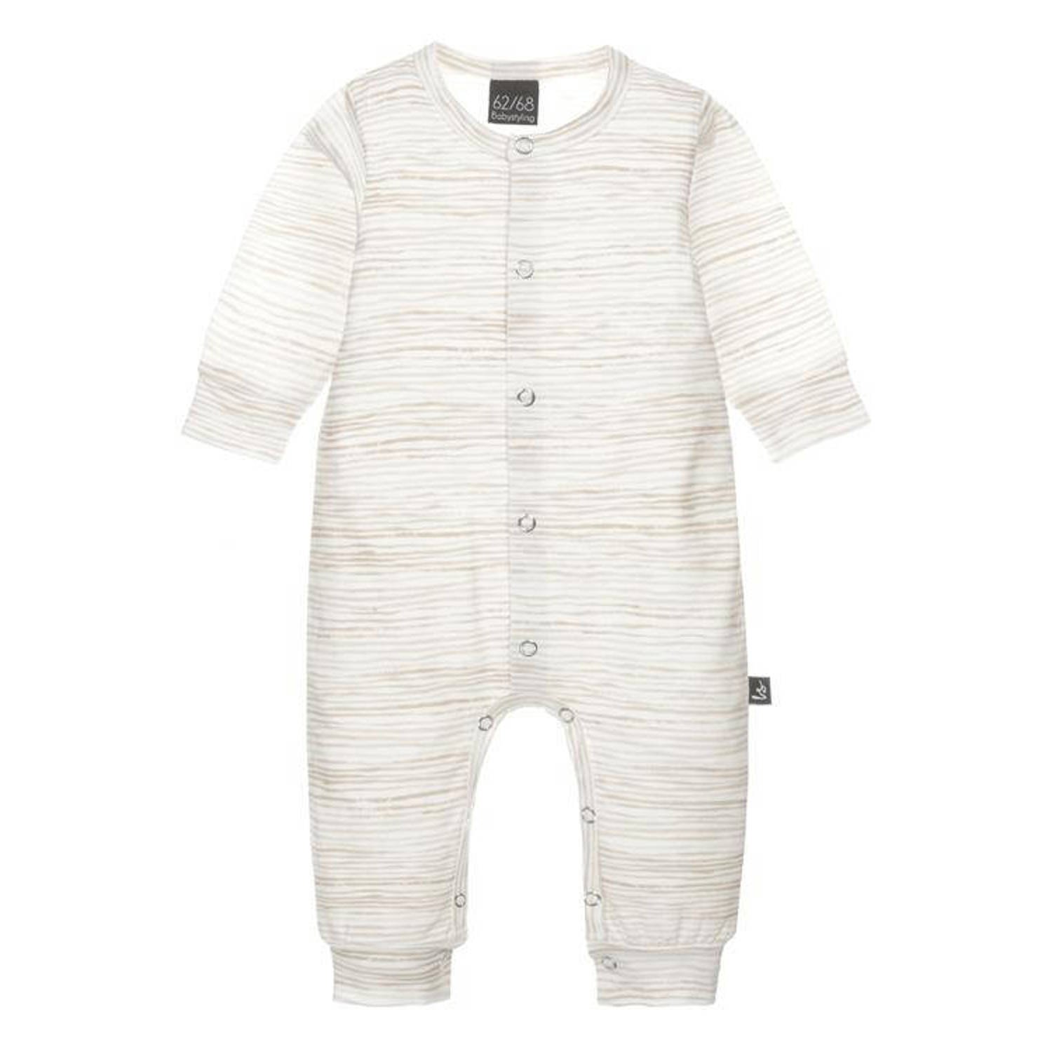 Babystyling baby boxpak met all over print wit ecru Katoen Ronde hals 50 56