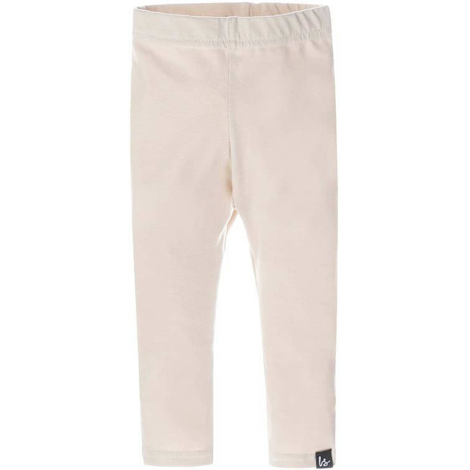 Babystyling baby regular fit broek ecru Meisjes Katoen 50 56