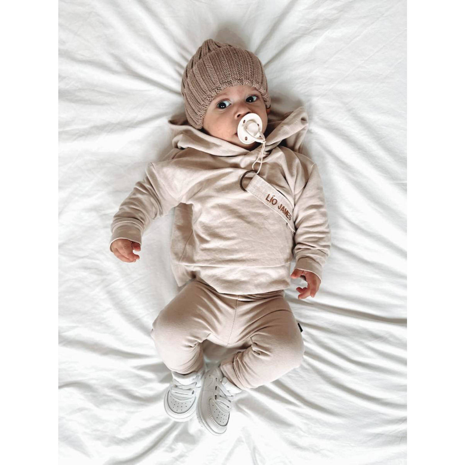 Babystyling baby regular fit broek ecru