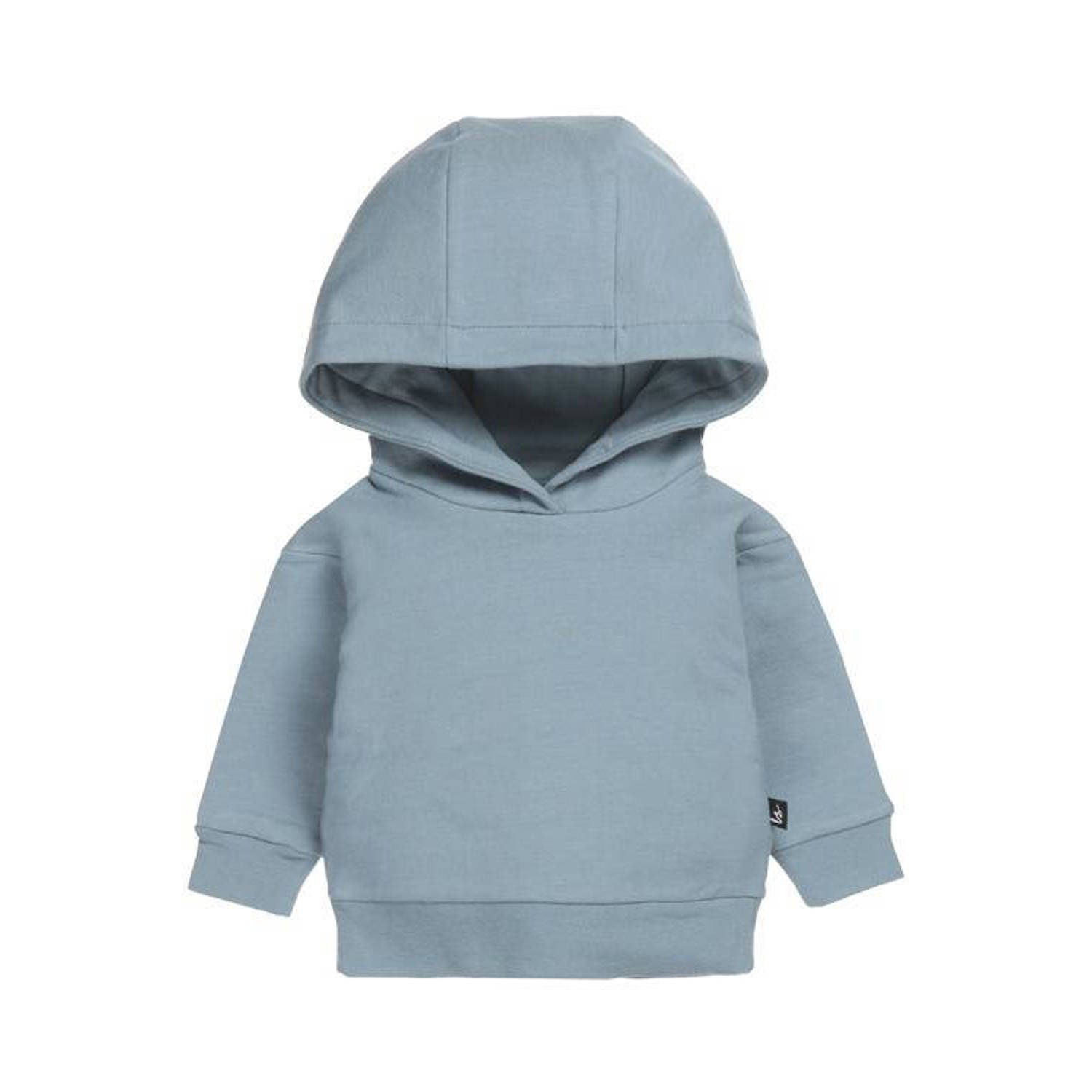Babystyling baby hoodie blauw Sweater 62 68 | Sweater van