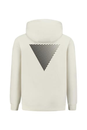 hoodie met backprint off white