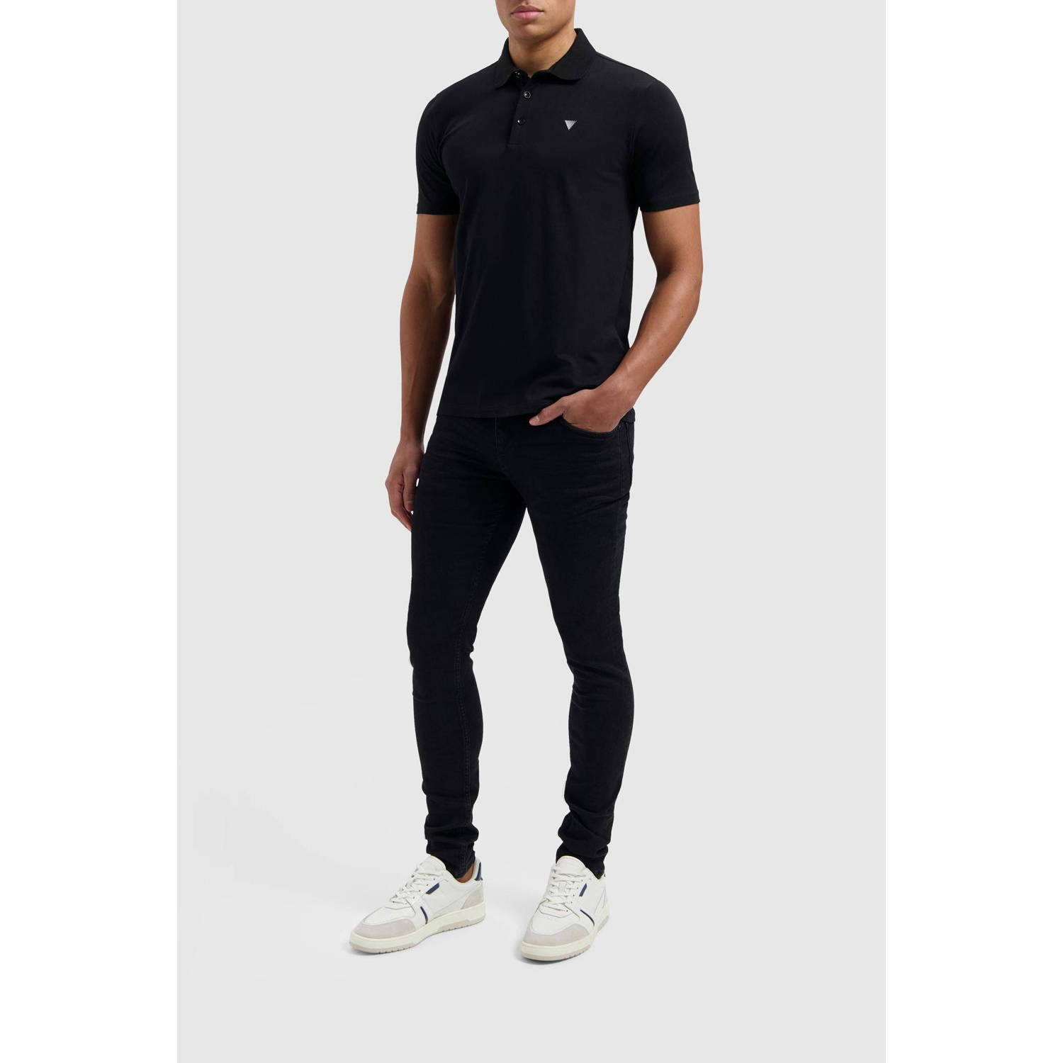 Pure Path polo zwart