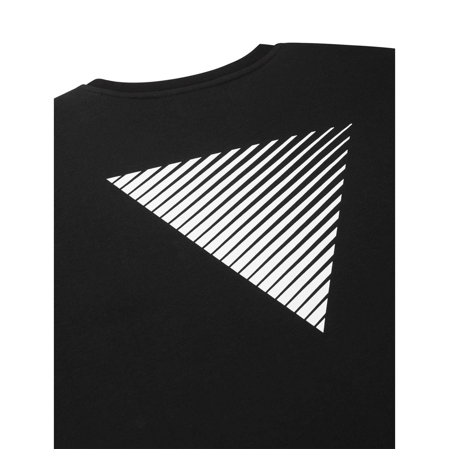 Pure Path regular fit T-shirt met backprint black