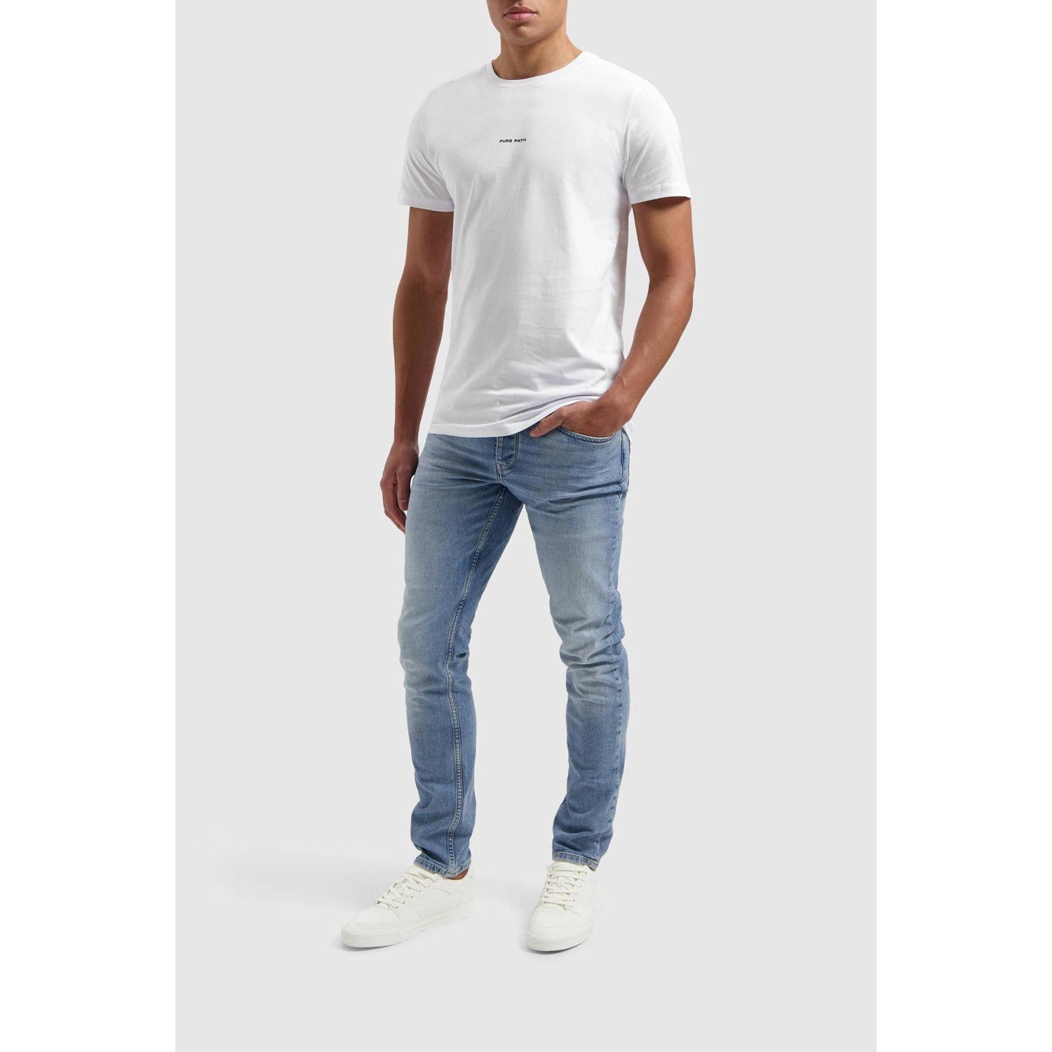 Pure Path slim fit jeans Ryan denim light blue