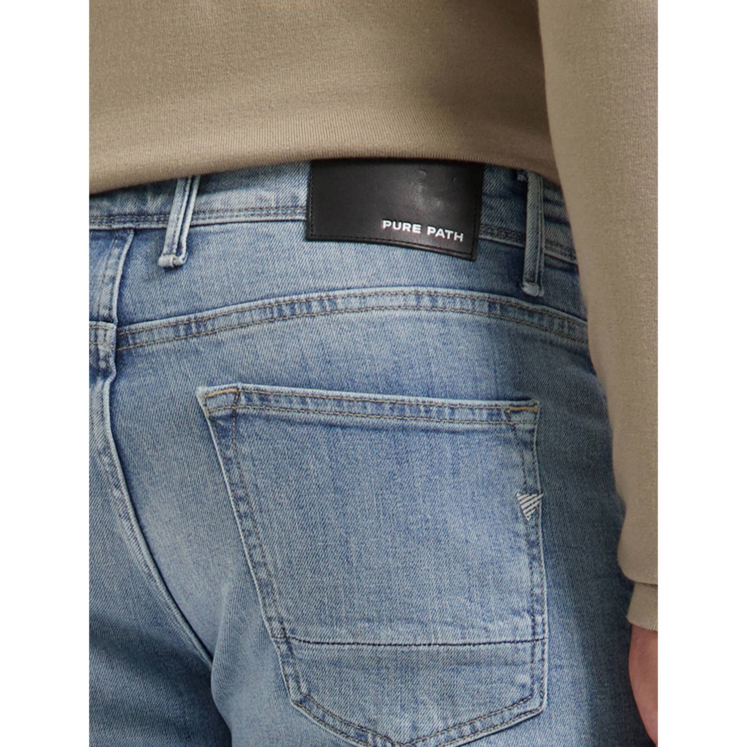 Pure Path slim fit jeans Ryan denim light blue