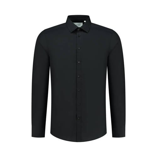 Pure Path slim fit overhemd black afbeelding