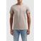 Pure Path regular fit T-shirt met backprint taupe