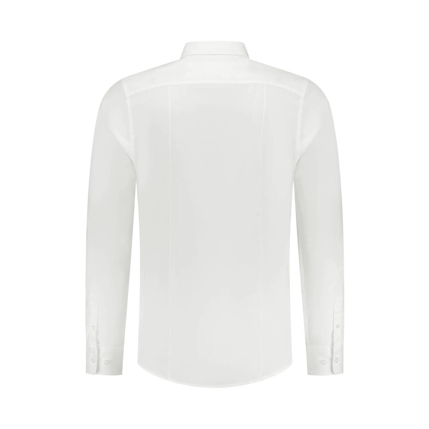 Pure Path slim fit overhemd white