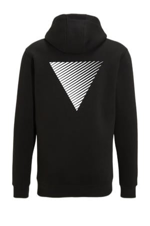 hoodie met backprint black
