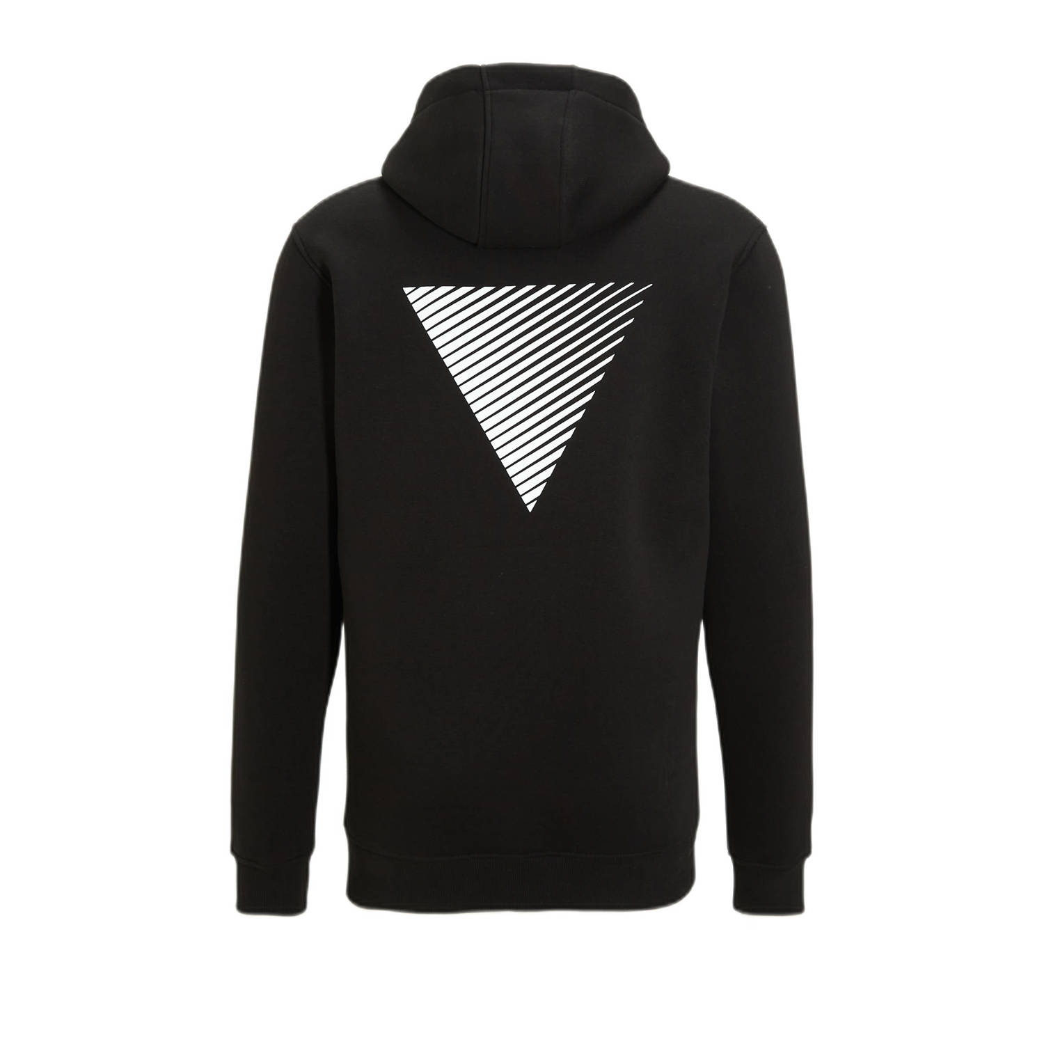 Pure Path hoodie met backprint black