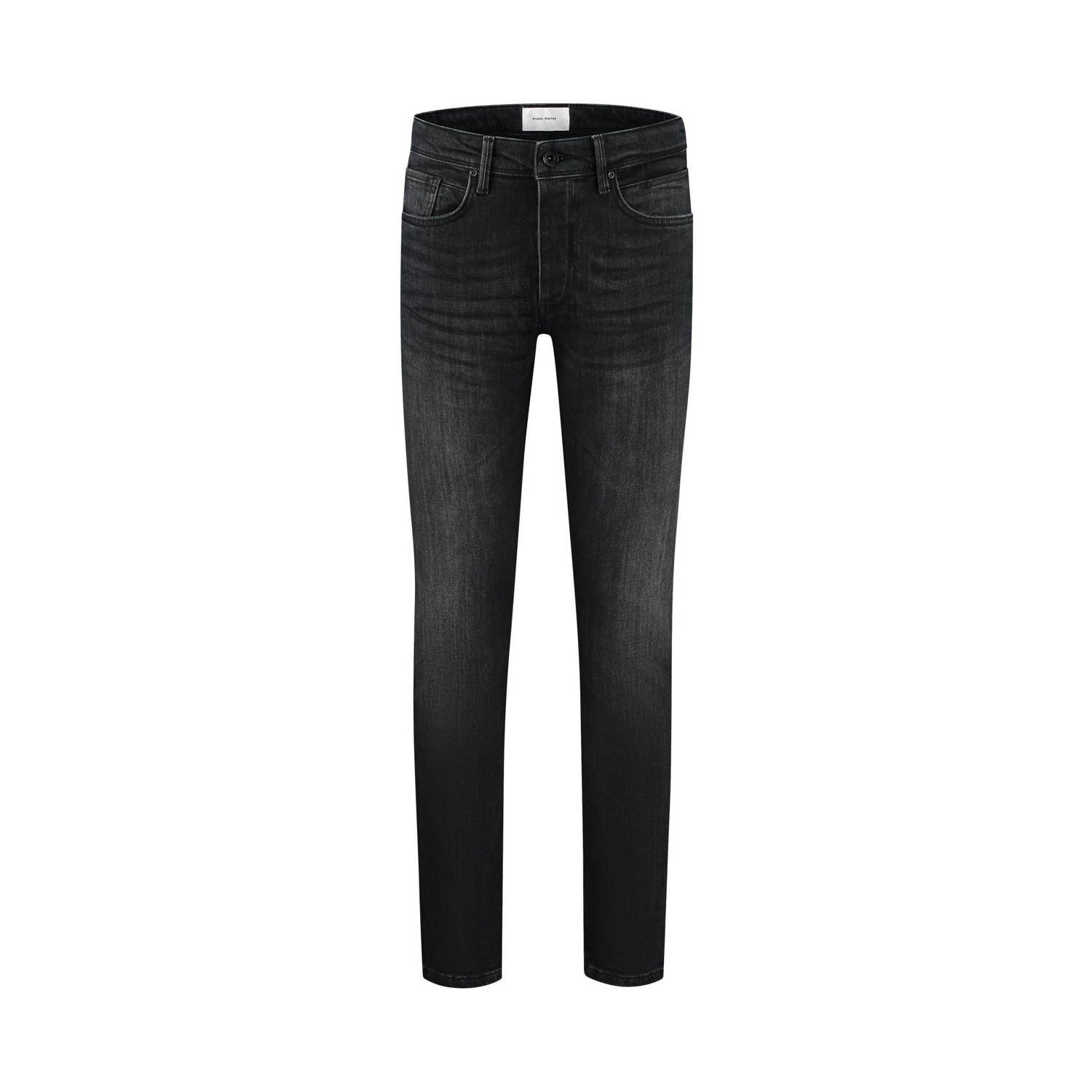 Pure Path slim fit jeans Ryan denim dark grey