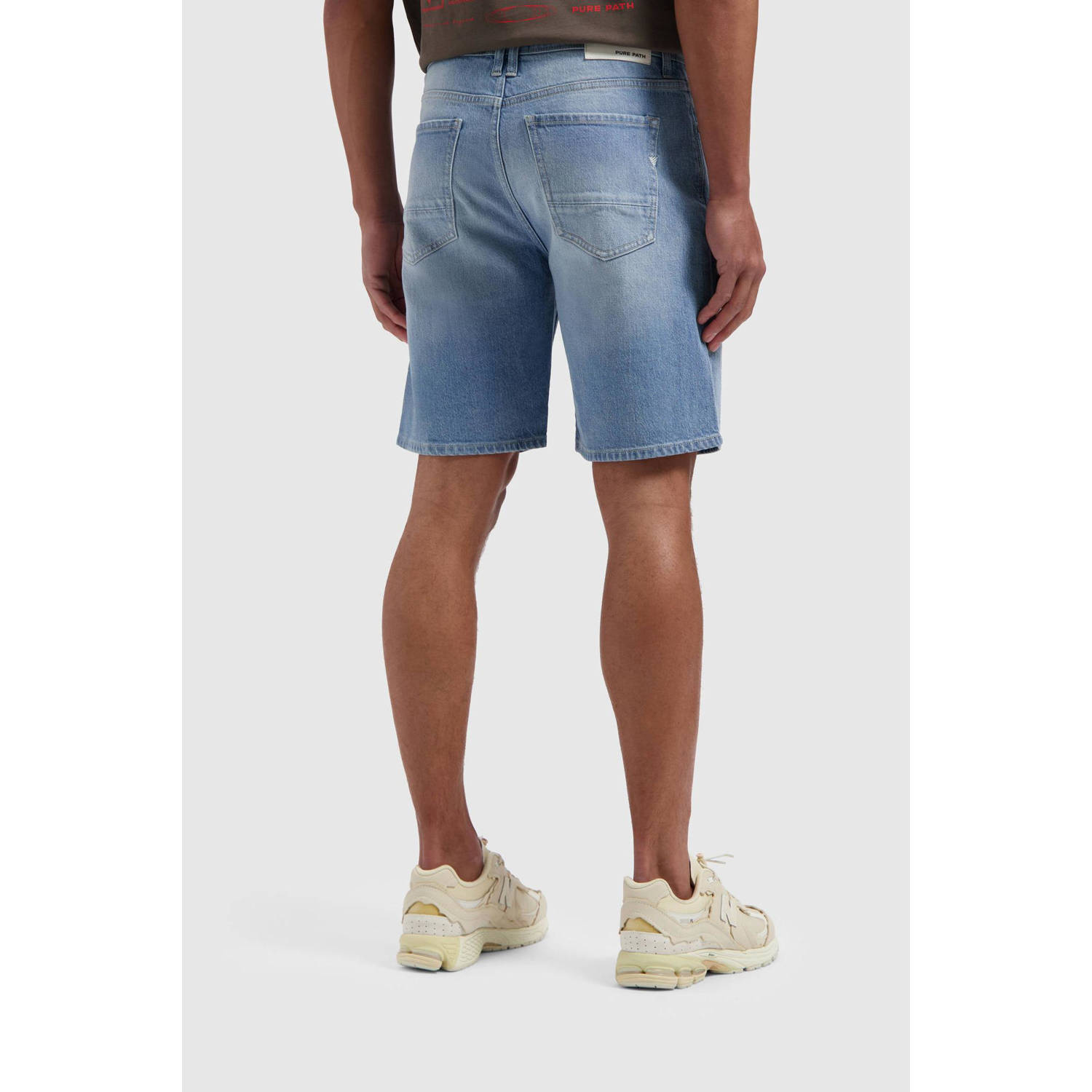 Pure Path regular fit short The Owen blauw