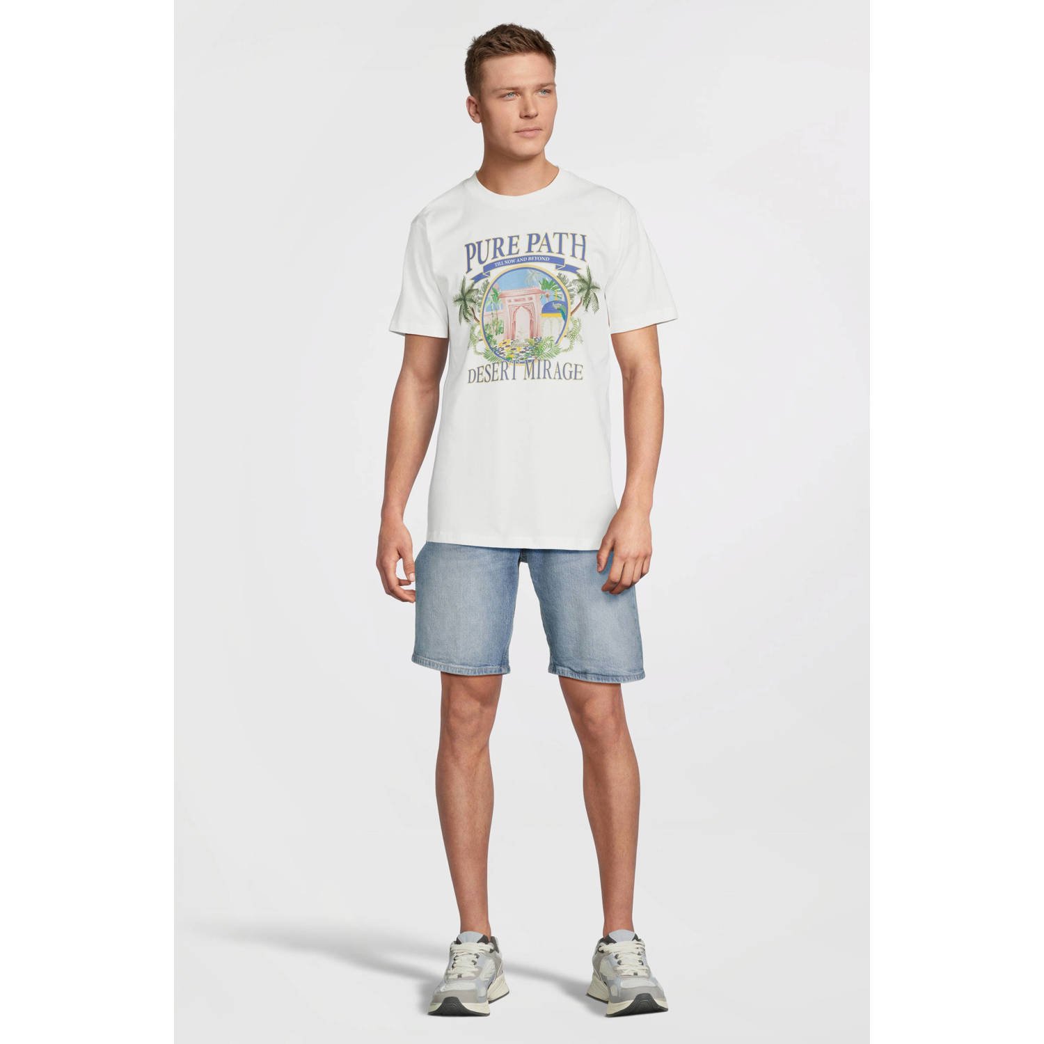 Pure Path regular fit short The Owen blauw