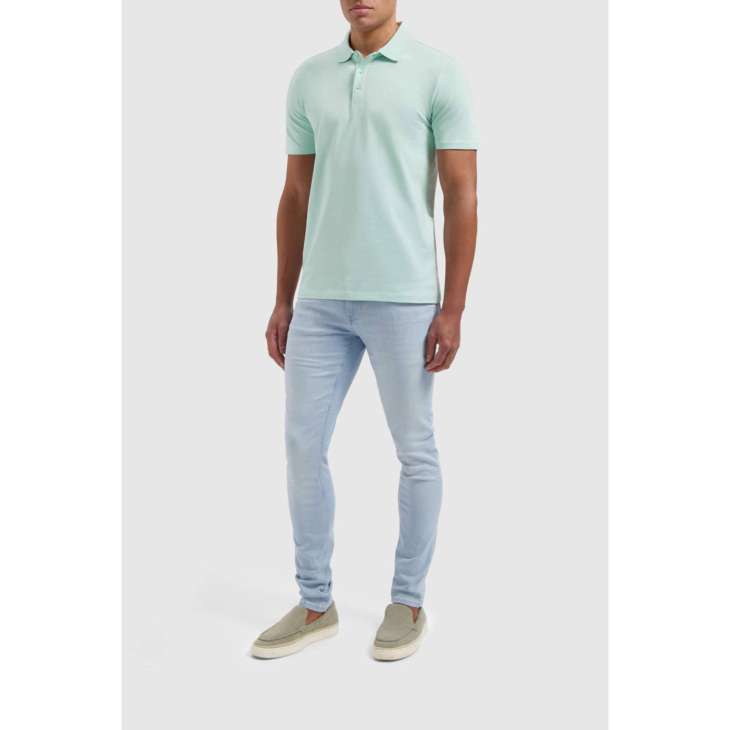 Pure Path polo met logo mint