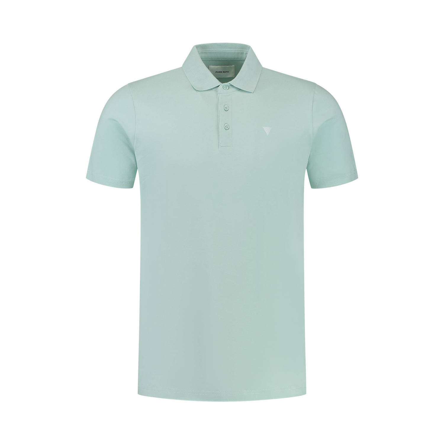 Pure Path polo met logo mint