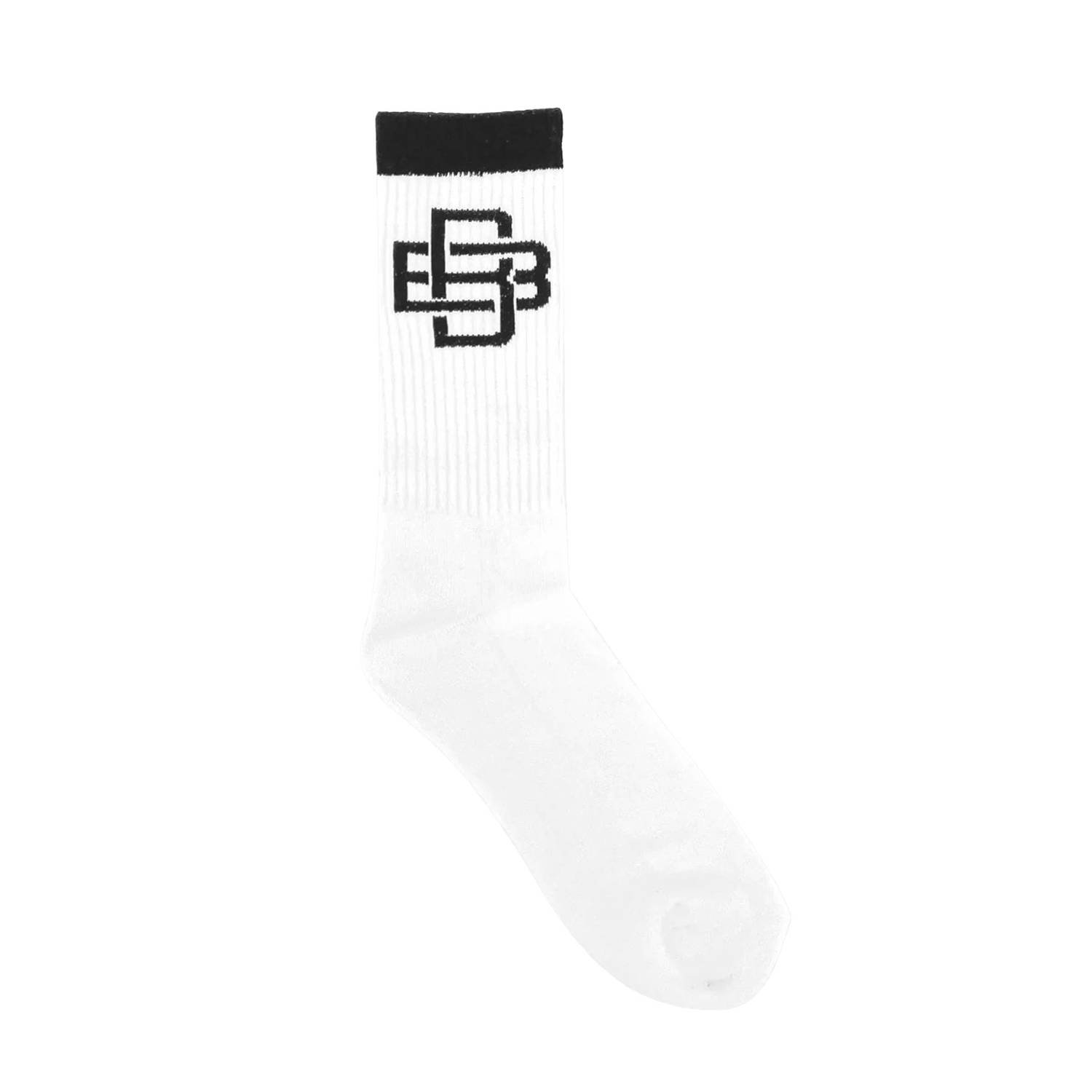 BLACK BANANAS sokken met logo wit zwart